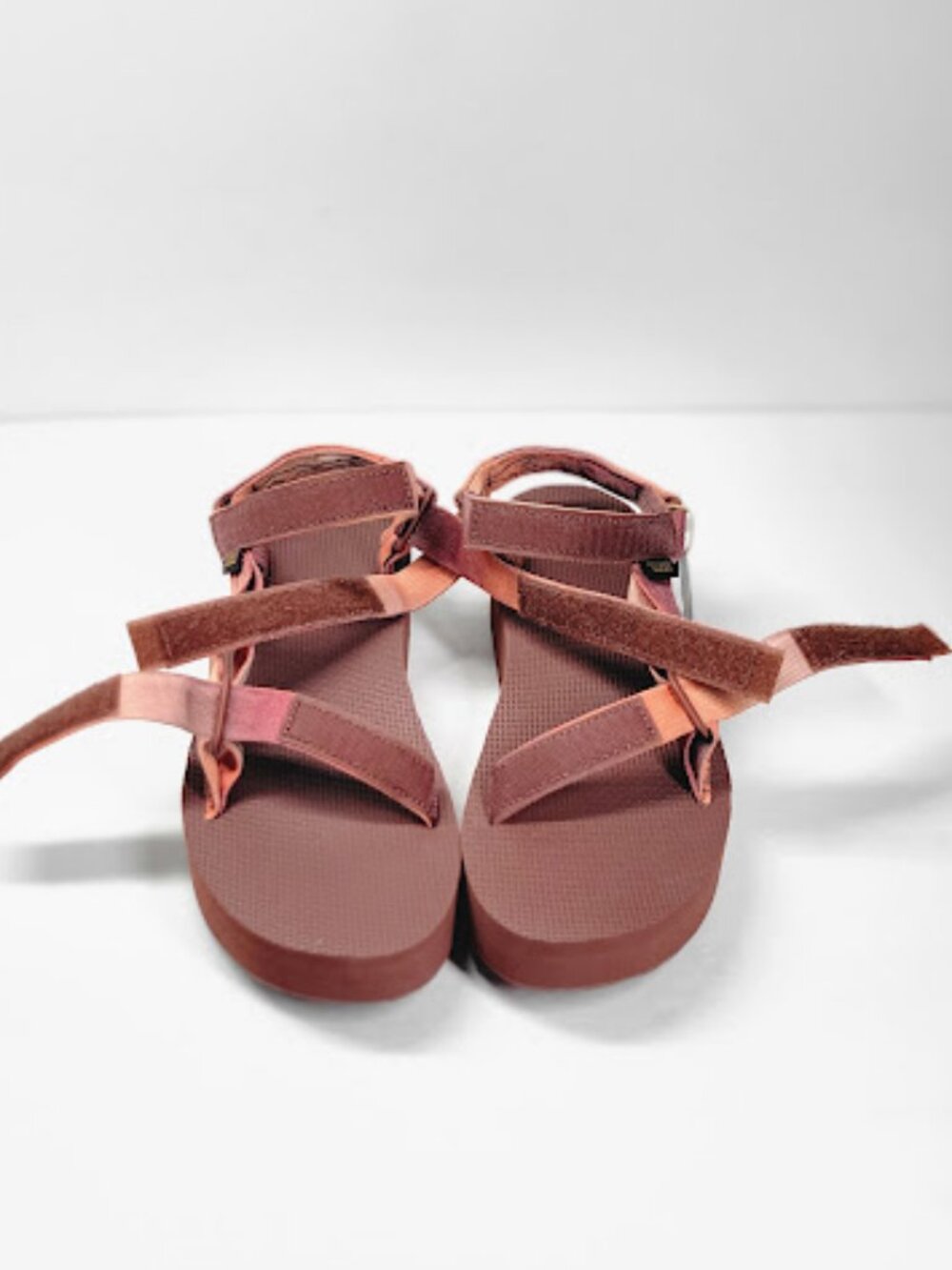 TEVA Flatform Universal Sunscape Sandals Women’s Sz 10 Pink Orange Platform NWT - Picture 6 of 10